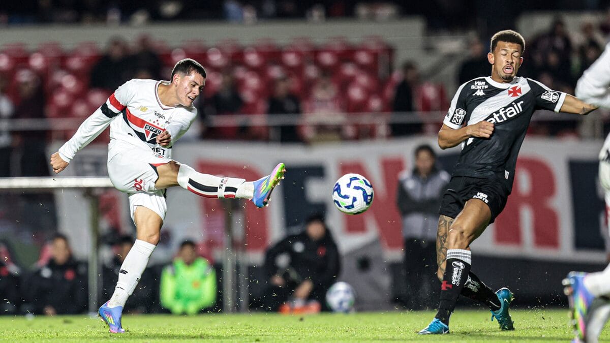 São Paulo perdeu por 3 a 1 para o Vasco
