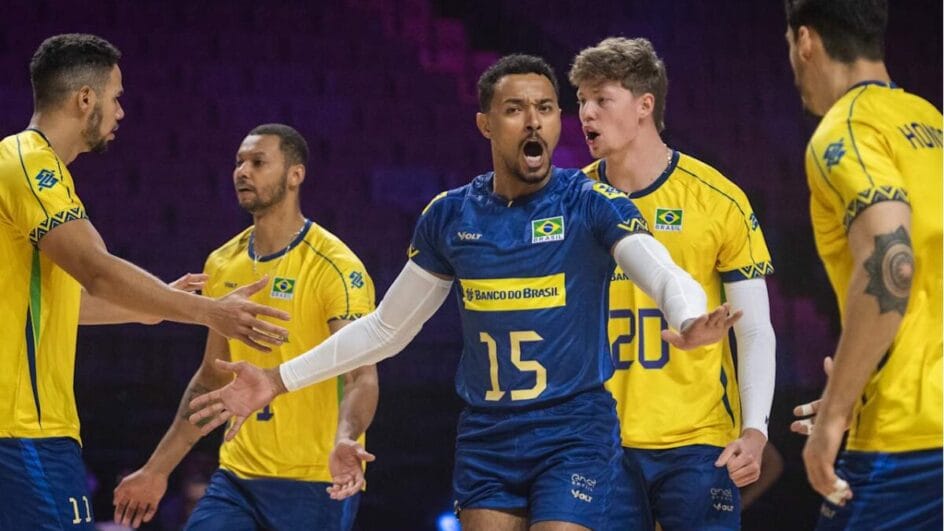 Seleção Brasileira contra a China na VNL 2025