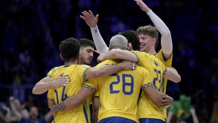 Seleção Brasileira masculina estreou nesta quarta feira (11) na VNL 2025