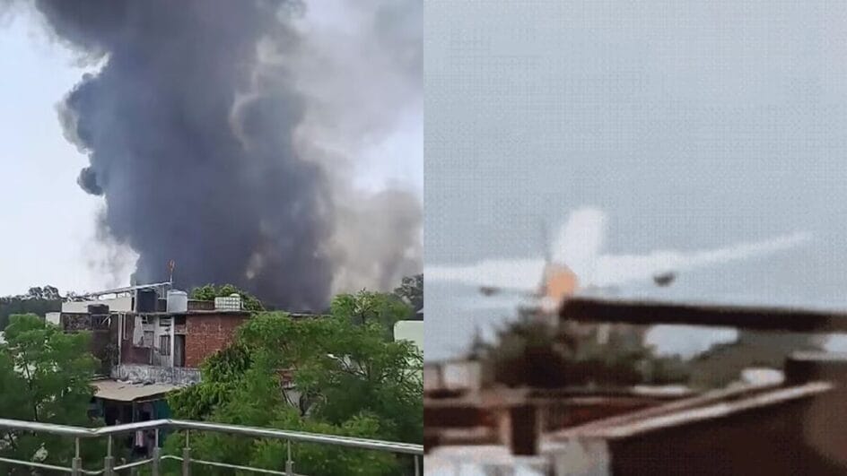Vídeo mostra exato momento em que avião explode e deixa ao menos 200 mortos na índia