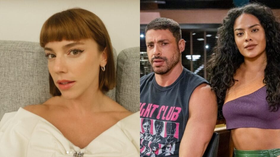 Cauã Reymold e Bella Campos protagonizaram briga nos bastidores (Fotos: Redes sociais, Reprodução; Fábio Rocha, Divulgação Globo)