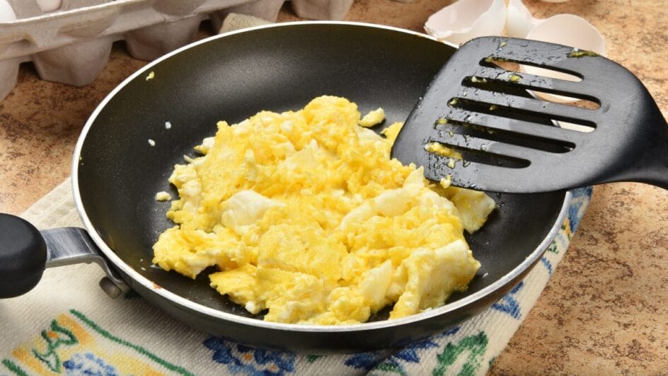 café ovos mexidos pfas