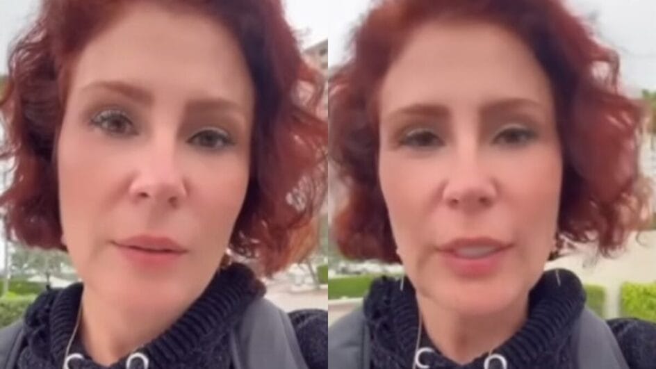 Carla Zambelli postou um vídeo nas redes sociais criticando pedido da PGR (Foto: Redes sociais, Reprodução)