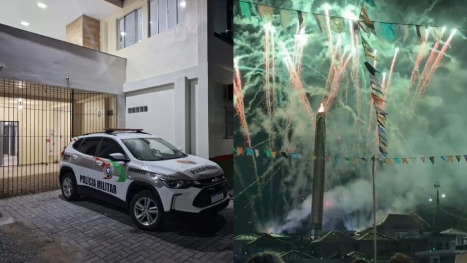 Foragidos foram presos em São João do Itaperiú (SC)