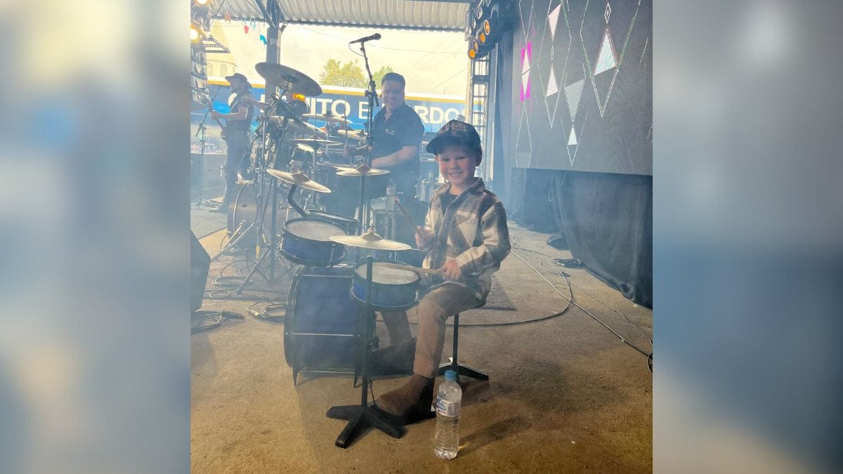 Menino baterista de Canoinhas (SC)