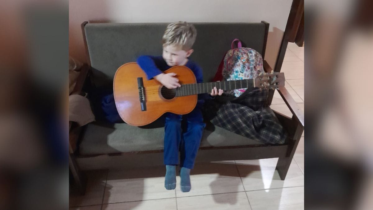 Menino baterista de Canoinhas (SC)