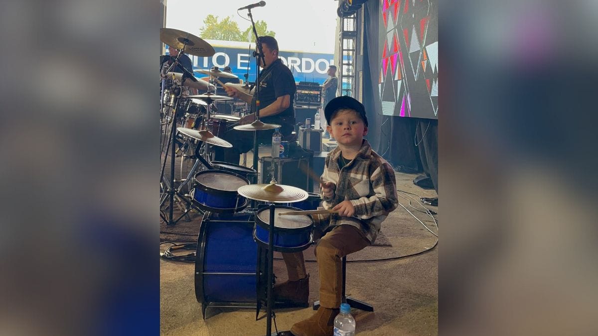 Menino baterista de Canoinhas (SC)