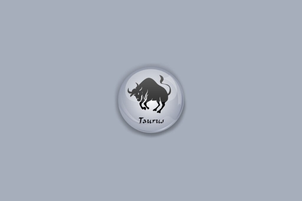 Ãcone de Touro com o sÃmbolo de um touro em fundo cinza-claro.