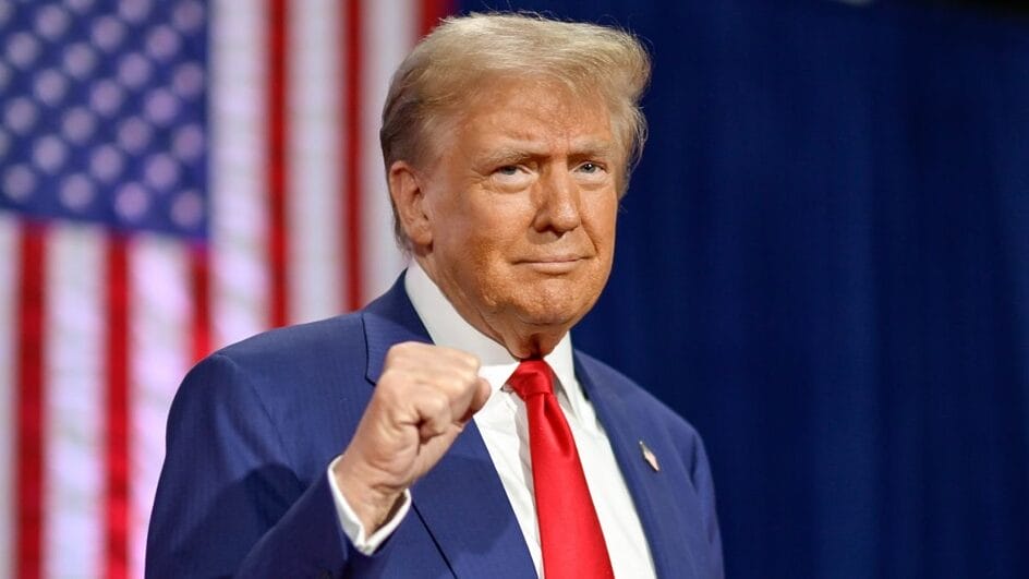 Trump comemorou em uma rede social (Foto: Facebook, Reprodução)