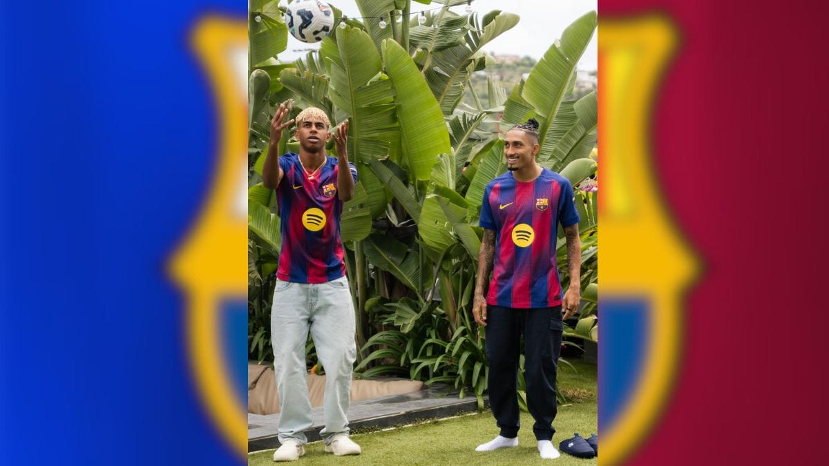 Barcelona lança novos uniformes para a temporada 2025/2026 (Foto: divulgação, Barcelona)