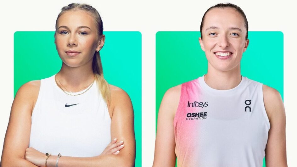 Amanda Anisimova x Iga Sviatek na final de Wimbledon
