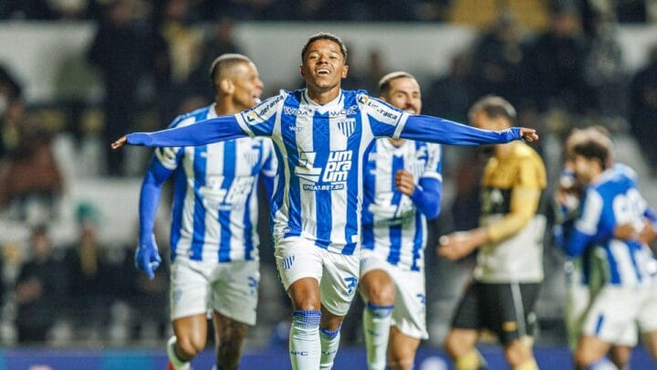 Com gol do garoto Thayllon, o Avaí fez a sexta vitória no turno da Série B e voltou ao G4 (Foto: Fabiano Rateke, Avaí FC)