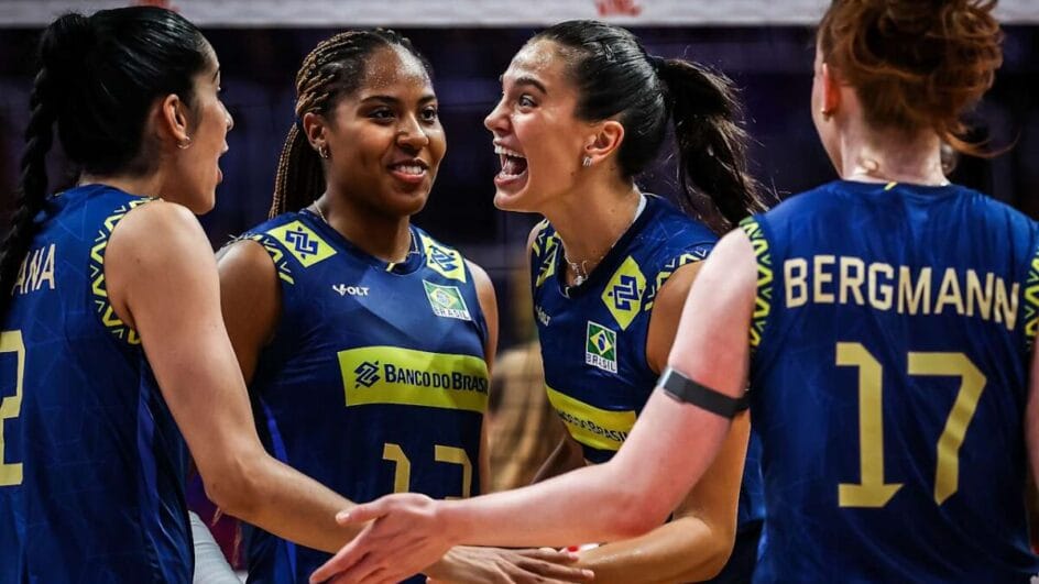 Brasil 3 x 0 Tchéquia na VNL 2025