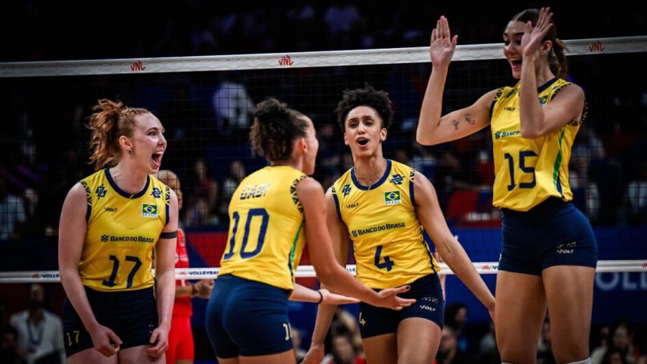 Brasil 3 x 1 Turquia VNL feminina 2025