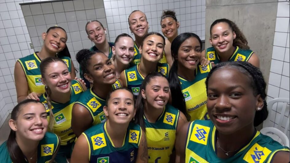 Atletas que atuaram contra a Venezuela, na estreia (Foto: Reprodução, redes sociais)