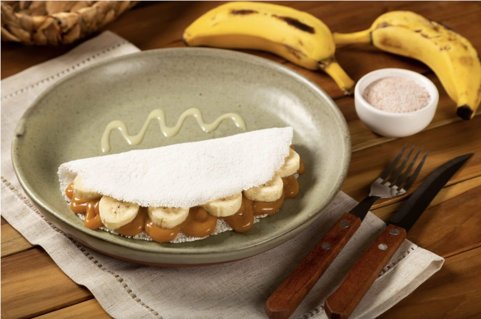 Tapioca doce de leite