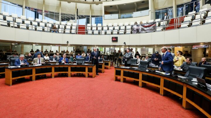 Comissões da Alesc aprovaram segunda parte de pacote de projetos do governo de SC nesta quarta-feira (Foto: Jeferson Baldo, Agência AL, Divulgação)