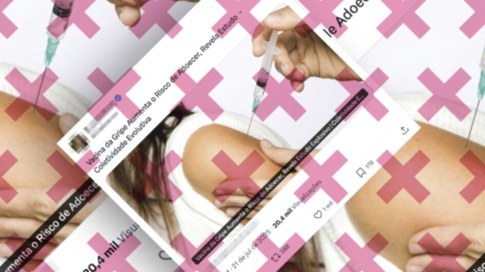 Publicação cita informações falsas sobre vacinas (Foto: Comprova, Reprodução)