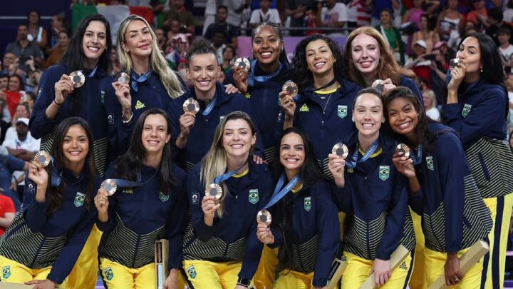 Líbero foi medalhista em Paris 2024 (Foto: Miriam Jeske, COB)