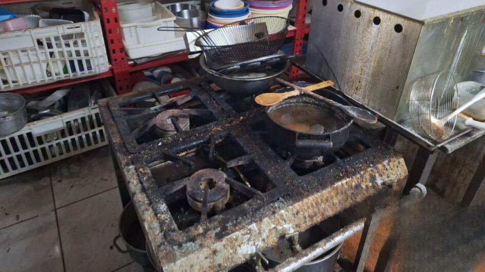 Cozinha clandestina em São Bento do Sul (SC)