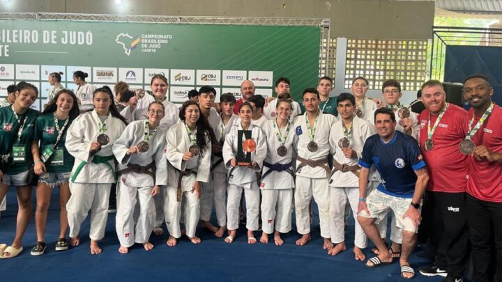Delegação catarinense conquista quatro medalhas no brasileiro cadete de judô.