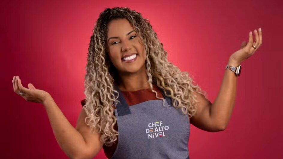 Dih Vidal, participante do reality show 'Chef de alto nível', no grupo 'cozinheiros amadores' (Foto Divulgação, TV Globo, Beto Roma)