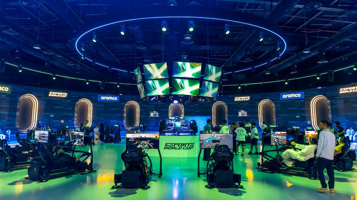 Estrutura da Esports World Cup 2025.