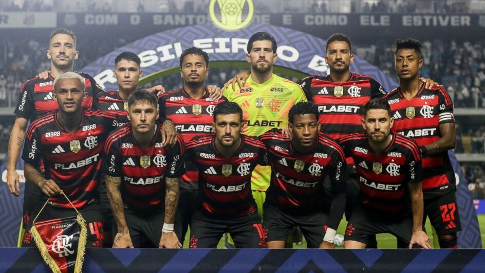 Wesley foi titular contra o Santos, na partida que pode ter marcado sua despedida (Foto: Gilvan de Souza, Flamengo)