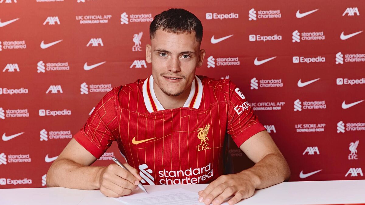 Florian Wirtz no Liverpool (Foto Divulgação, Liverpool)