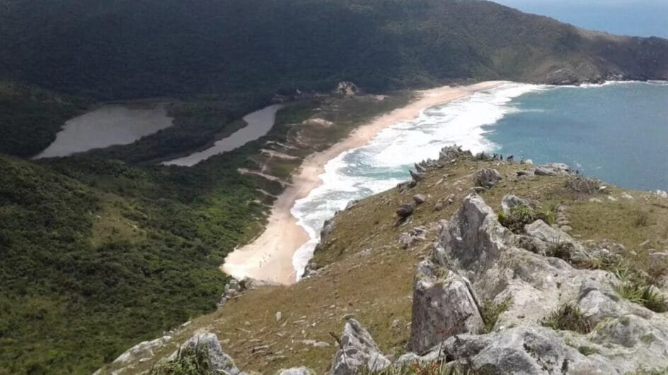 Trilha da Lagoinha do Leste é considerada de dificuldade moderada (Foto: Júlio Ettore, Arquivo NSC TV)