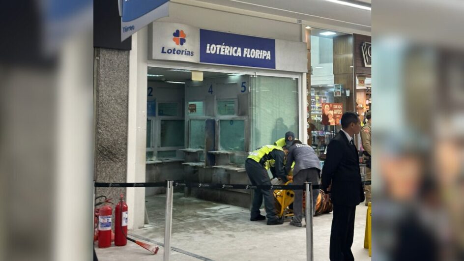 Homem ateia fogo em lotérica em shopping de Florianópolis