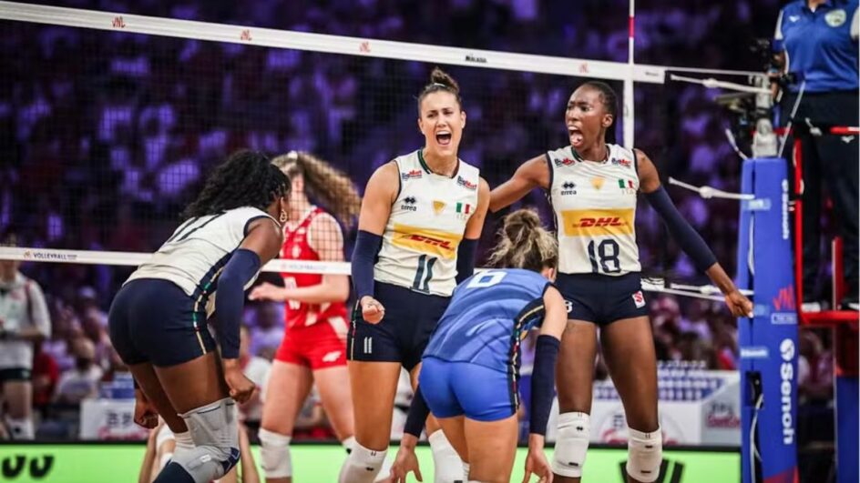 Itália é a primeira finalista da VNL 2025