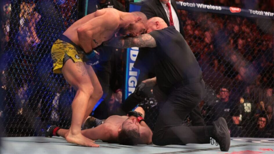 “Manezinho” Jean Silva venceu Bryce Mitchell (Foto: Sam Navarro-Imagn Images, Reuters)