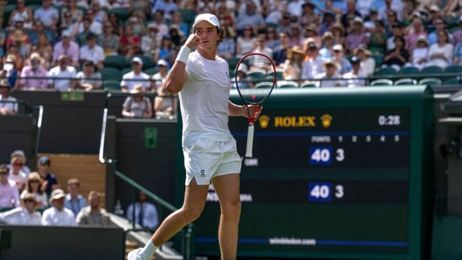 João Fonseca em Wimbledon (Foto: Reprodução, Wimbledon)