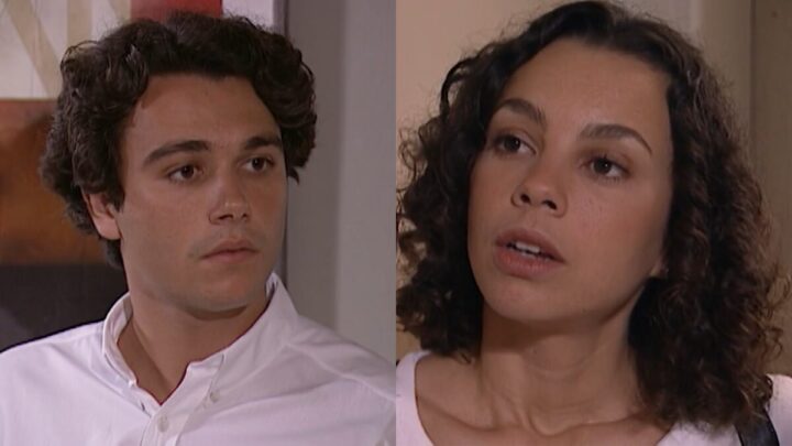 Joyce aparece de surpresa na casa de Caio em História de Amor