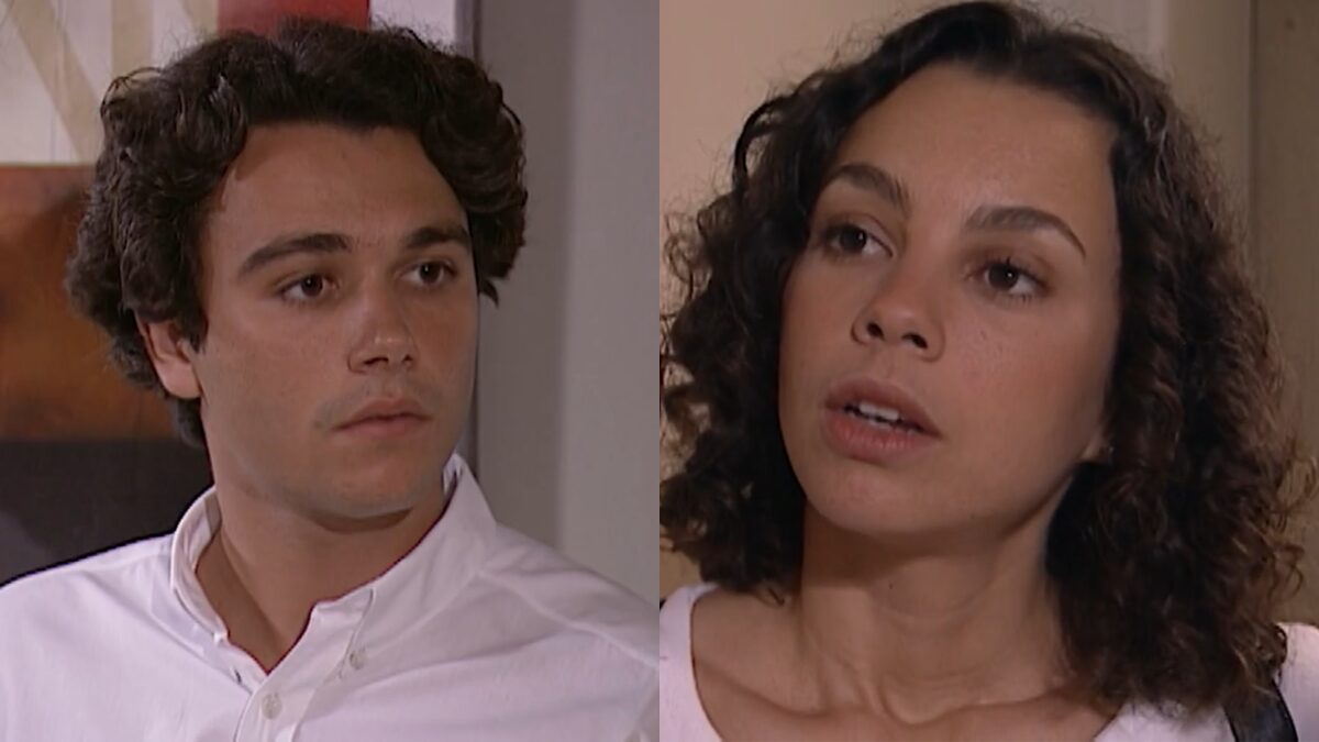Joyce aparece de surpresa na casa de Caio em História de Amor