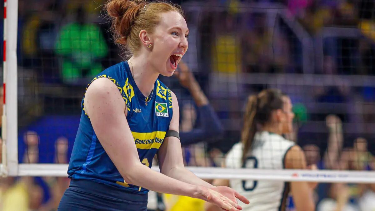 Julia na Liga das Nações de Vôlei feminino 2025