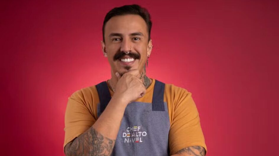 Júlio Nieps, participante do reality show 'Chef de alto nível', no grupo 'cozinheiros amadores' (Foto Divulgação, TV Globo, Beto Roma)