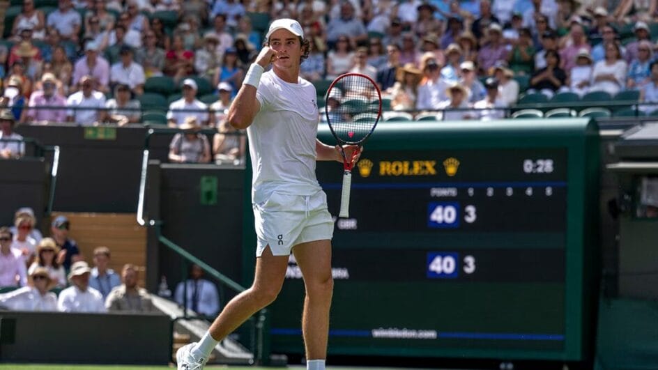João Fonseca em Wimbledon (Foto: Reprodução, Wimbledon)
