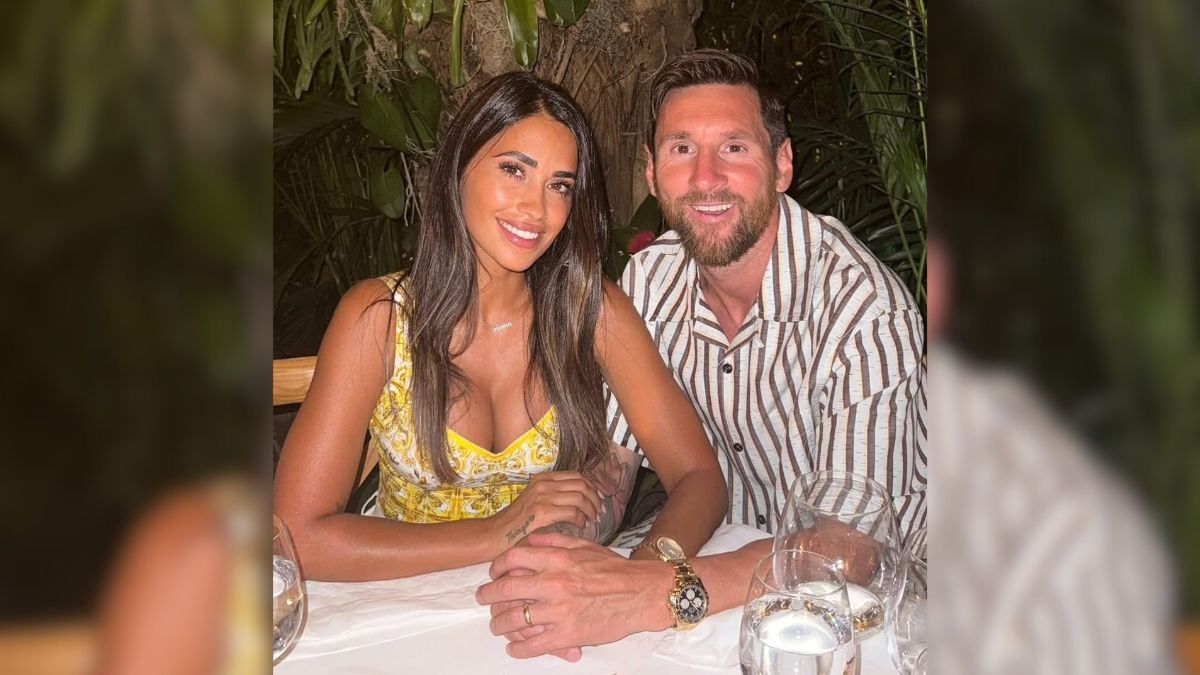 Messi e a esposa Antonela Roccuzzo (Foto: Instagram)