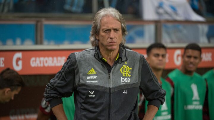 Jorge Jesus foi treinador do Flamengo, em 2019 (Foto: Alexandre Vidal, Flamengo)