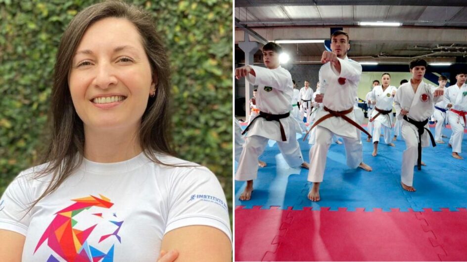 Jeanis Colzani dá nome a novo centro de lutas em Joinville (Foto: Redes sociais e prefeitura de Joinville)