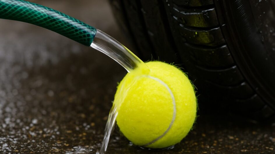 O truque da bola de tênis que vai mudar para sempre o jeito como você lava seu carro