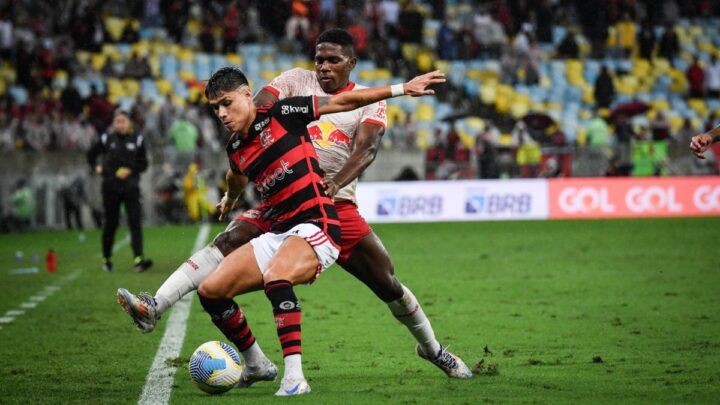 Bragantino e Flamengo entram em campo pelo Brasileirão (Foto: Ari Ferreira, Red Bull Bragantino)