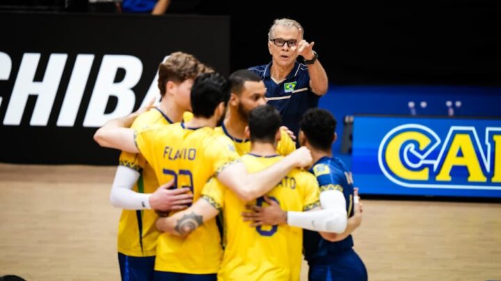 Seleção Brasileira na VNL masculina 2025