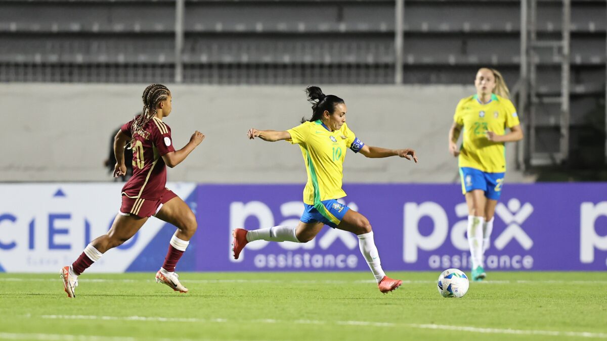 Brasil 2 x 0 Venezuela pela Copa América Feminina 2025