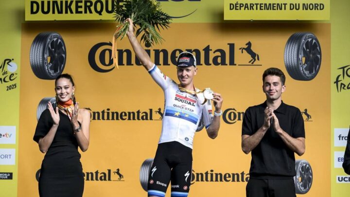 Tim Merlier, da Bélgica, foi o vencedor do terceiro dia (Foto: A.S.O./Charly Lopez)