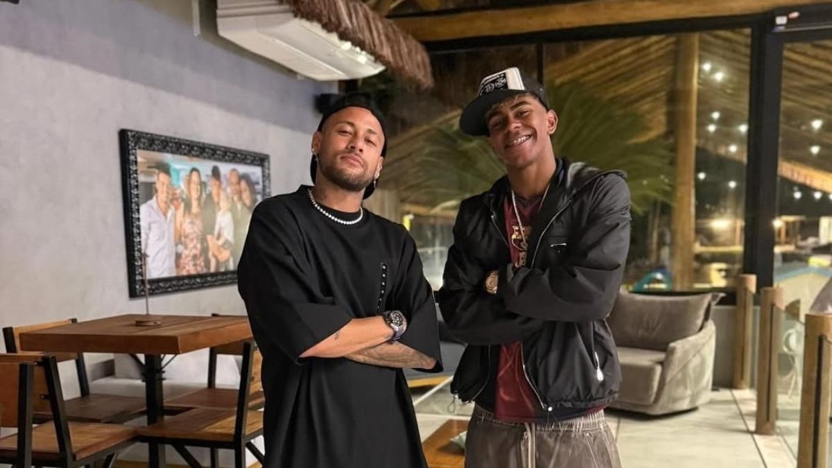Yamal e Neymar no Brasil (Foto: reprodução Instagram)