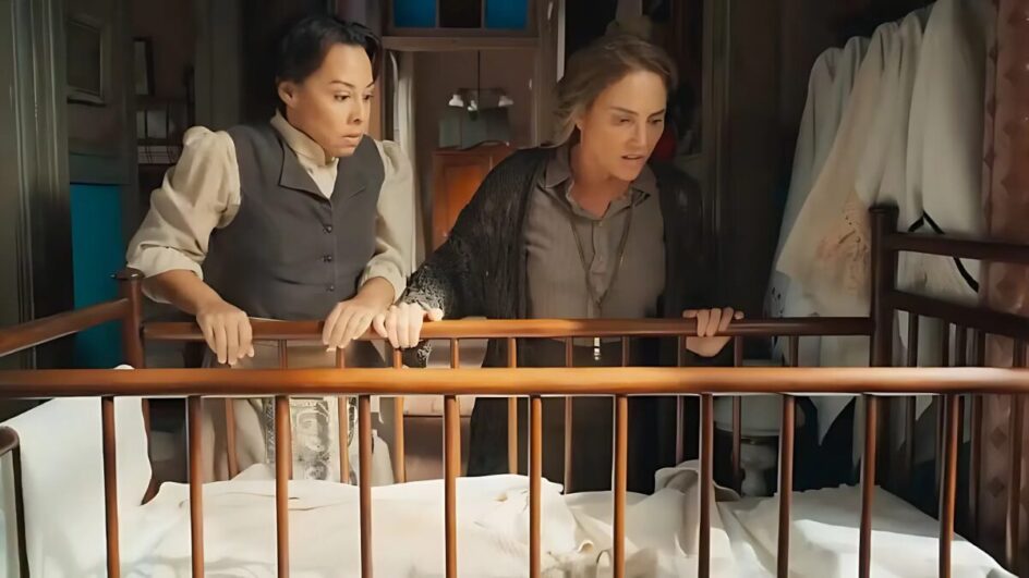 Zulma e Zenaide não encontram filho de Candinho no berço em Êta Mundo Melhor!