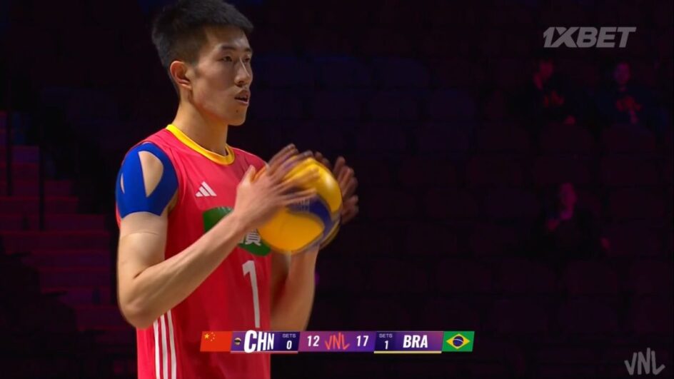 China x Brasil, pela VNL